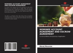 NOMINEE ACCOUNT AGREEMENT AND ESCROW AGREEMENT - Maxurow, Alexej