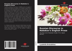 Russian Discourse in Nabokov's English Prose - Bratukhina, Lyudmila