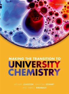 Making the transition to university chemistry - Clugston, Michael (formerly Tonbridge School); Stewart, Malcolm (University of Oxford); Birembaut, Fabrice (Caen, France) Making the transition to university chemistry - Clugston, Michael (formerly Tonbridge School); Stewart, Malcolm (University of Oxford); Birembaut, Fabrice (Caen, France)