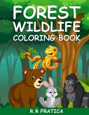 Forest wildlife coloring book