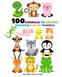100 Animals To Colour - Animal... - Bild 1