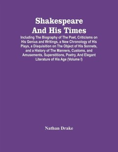 Shakespeare And His Times - Drake, Nathan