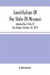 Constitution Of The State Of Missouri;... - Bild 1