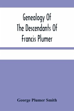 Cover Genealogy Of The Descendants Of Francis Plumer