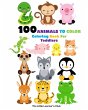 100 Animals To Color - Coloring Book... - Bild 1