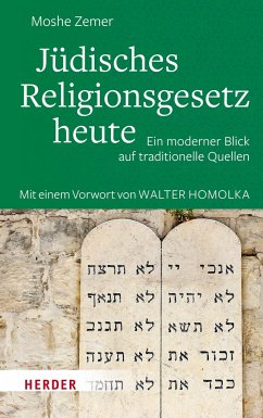 Jüdisches Religionsgesetz heute - Zemer, Moshe