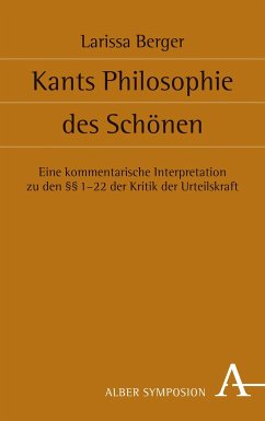 Kants Philosophie des Schönen - Berger, Larissa