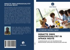 DEBATTE ÜBER HOMOSEXUALITÄT IN AFRIKA HEUTE - NJAGI, CATHERINE WAMBUI