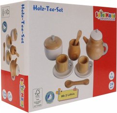 SpielMaus Küche Holz Tee-Set 11-teilig