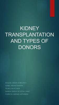 Cover KIDNEY TRANSPLANTATION AND TYPES OF DONORS (eBook, ePUB)