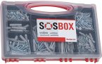 Fischer SOS-Box Dübel S/FU + Schrauben