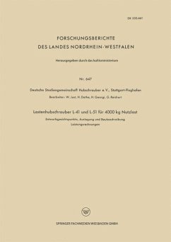 Lastenhubschrauber L-41 und L-51 für 4000 kg Nutzlast (eBook, PDF) - Loparo, Kenneth A.; Just, W.; Dathe, H.; Georgi, H.; Reichert, G.