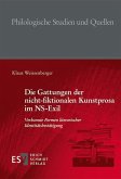 Die Gattungen der nicht-fiktionalen Kunstprosa im NS-Exil (eBook, PDF)