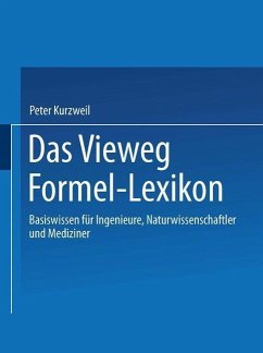 Das Vieweg Formel-Lexikon (eBook, PDF) - Kurzweil, Peter