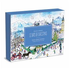 Michael Storrings 12 Days of Christmas Advent Puzzle Calendar - Galison