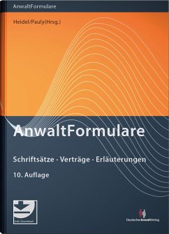 AnwaltFormulare - Werber, Wolfgang;Schmitz, Katja;Walchner, Wolfgang;Heidel, Thomas