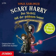 Das Skelett mit der goldenen Sense / Scary Harry Bd.9 (3 Audio-CDs) - Kaiblinger, Sonja