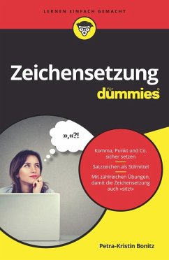 Zeichensetzung für Dummies - Bonitz, Petra-Kristin