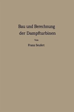 Cover Bau und Berechnung der Dampfturbinen (eBook, PDF)