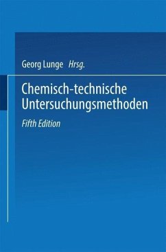 Cover Chemisch-technische Untersuchungsmethoden (eBook, PDF)