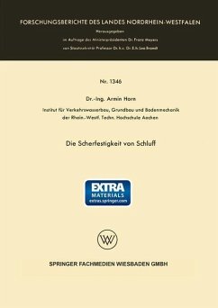 Cover Die Scherfestigkeit von Schluff (eBook, PDF)