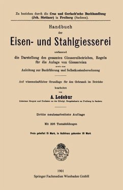 Cover Handbuch der Eisen-und Stahlgiesserei (eBook, PDF)