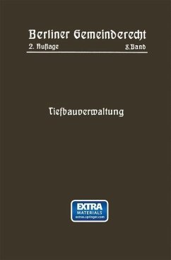 Tiefbauverwaltung (eBook, PDF) - Magistrat Von Berlin