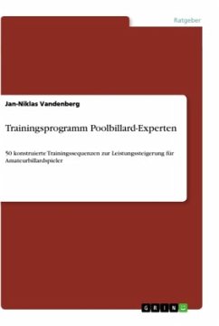 Trainingsprogramm Poolbillard-Experten - Vandenberg, Jan-Niklas