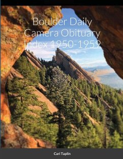 Boulder Daily Camera Obituary Index 1950-1959 - Taplin, Cari