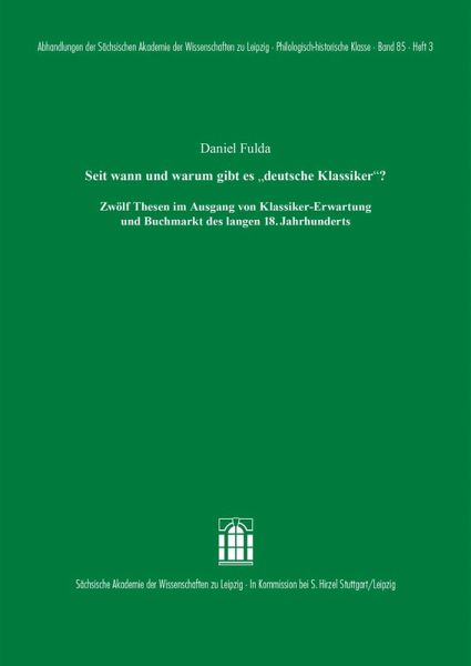 Seit wann und warum gibt es 'deutsche Klassiker'? (eBook, PDF)