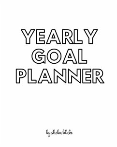 Yearly Goal Planner - Create Your Own Doodle Cover (8x10 Softcover Personalized Log Book / Tracker / Planner) - Blake, Sheba