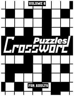 Crossword Puzzles For Adults, Volume 6 - Books, Fun Activity