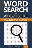 Word Search on American Football: Puzzles for Adults