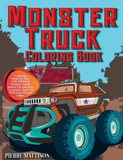 Cover Monster Truck Coloring Book