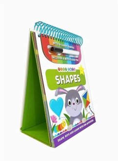 Tiny Tots Shapes: Wipe Clean Book with Carry Handle and Easel - Igloobooks