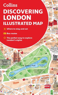 Discovering London Illustrated Map - Collins Maps; Beddow, Dominic