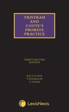Cover Tristram and Coote's Probate Practice