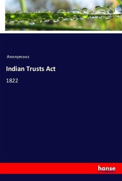 Indian Trusts Act - Anonymous