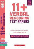 11+ Verbal Reasoning Tests Ages 10-11 11+ Verbal Reasoning Tests Ages 10-11