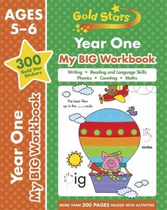 Cover Gold Stars Year One My BIG Workbook (Includes 300 gold star stickers, Ages 5 - 6)