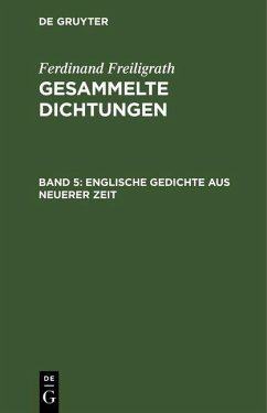 Englische Gedichte aus neuerer Zeit (eBook, PDF) - Freiligrath, Ferdinand