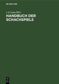 Cover Handbuch der Schachspiels (eBook, PDF)
