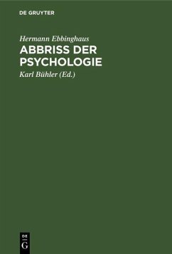 Abbriss der Psychologie (eBook, PDF) - Ebbinghaus, Hermann