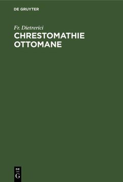 Cover Chrestomathie ottomane (eBook, PDF)