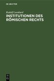 Institutionen des Römischen Rechts (eBook, PDF)