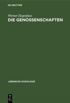 Cover Die Genossenschaften (eBook, PDF)