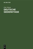 Deutsche Gedenktage (eBook, PDF)