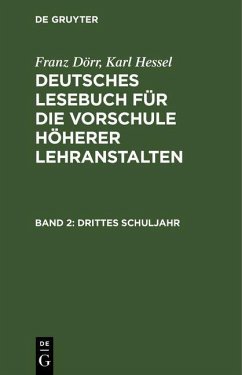 Cover Drittes Schuljahr (eBook, PDF)