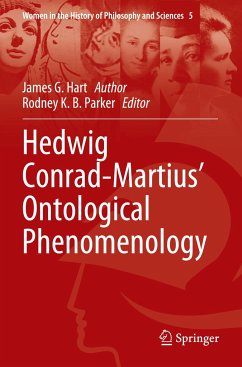 Hedwig Conrad-Martius' Ontological Phenomenology Cover Hedwig Conrad-Martius' Ontological Phenomenology