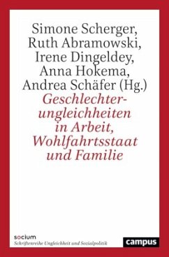 Geschlechterungleichheiten in Arbeit, Wohlfahrtsstaat und Familie - Scherger, Simone; Abramowski, Ruth; Dingeldey, Irene; Hokema, Anna; Schäfer, Andrea